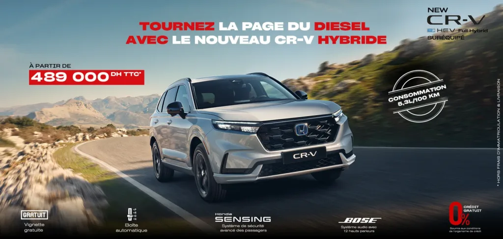 Honda CR-V Hybrid pricing in morocco review